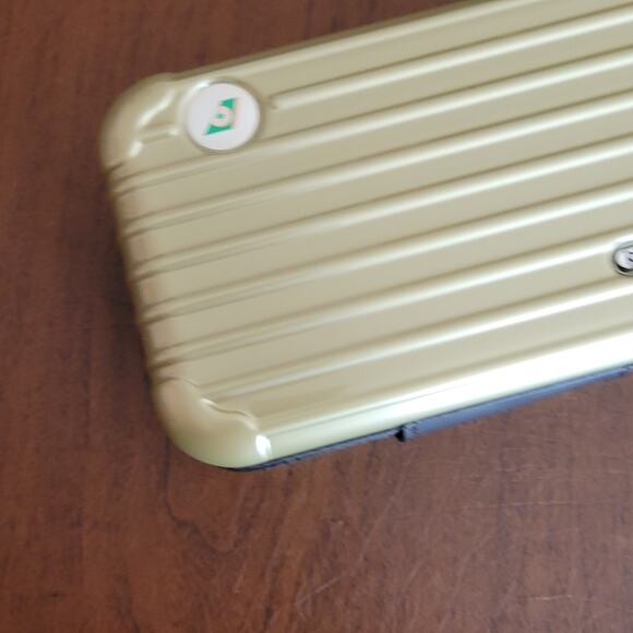 RIMOWA EVA AIR Olive Light Green Travel Case Amenity Toiletry Kit Pouch Only K - Picture 3 of 10